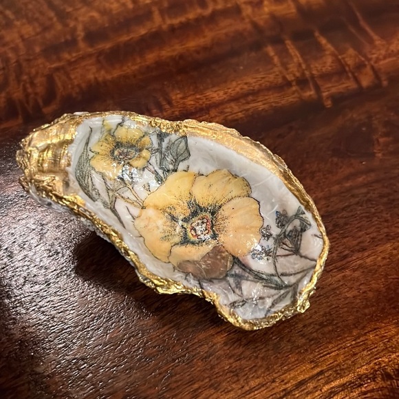 Handmade Trinket Holder, Gold and Yellow - Picture 3 of 9